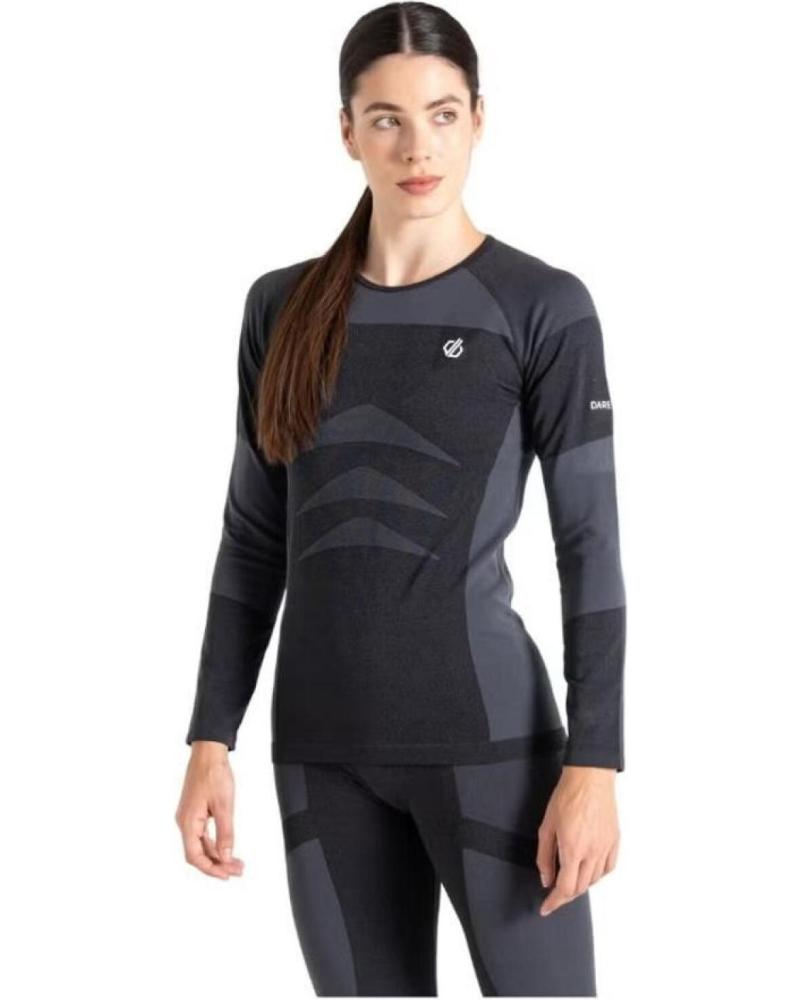 REGATTA CAMISETA TÉRMICA ZONE DWU414-826 NEGRO GRIS NEGRO GRIS