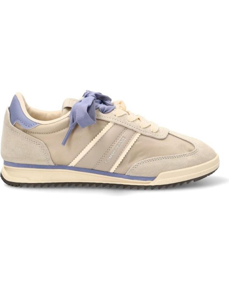 ZAPATILLAS TOMMY HILFIGER TJW LOW PROFILE RUNNER BEIGE PARA MUJER BEIGE