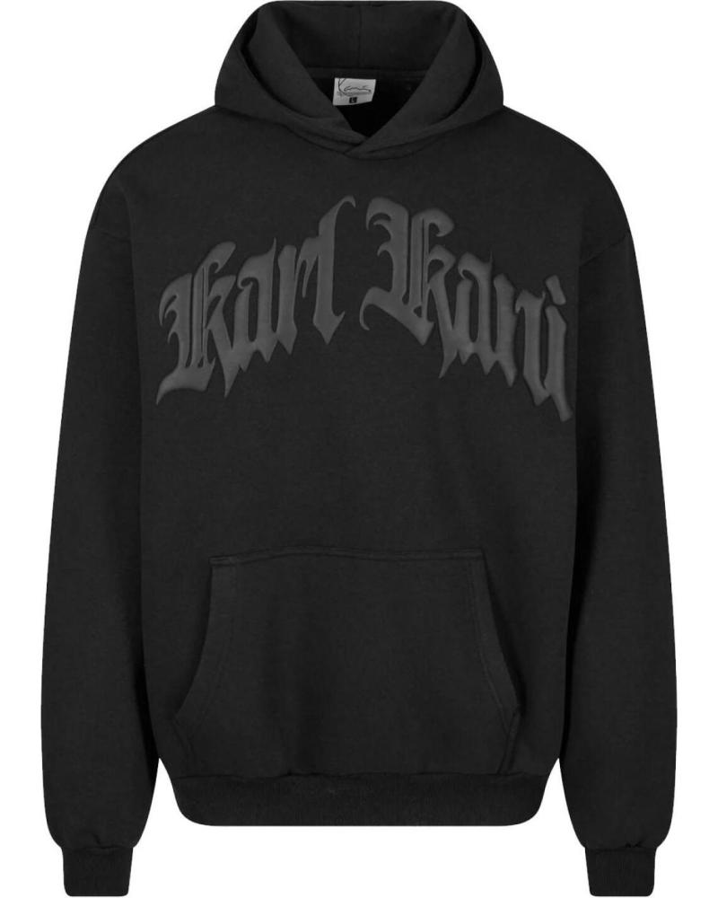 SUDADERA CON CAPUCHA KARL KANI OLD ENGLISH OS NEGRA NAN