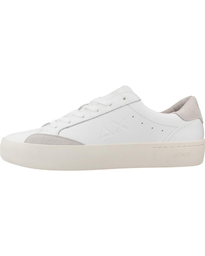 SUN68 ZAPATILLAS HOMBRE MODELO STREET LEATHER COLOR BLANCO S01 BIA S01 BIANCO