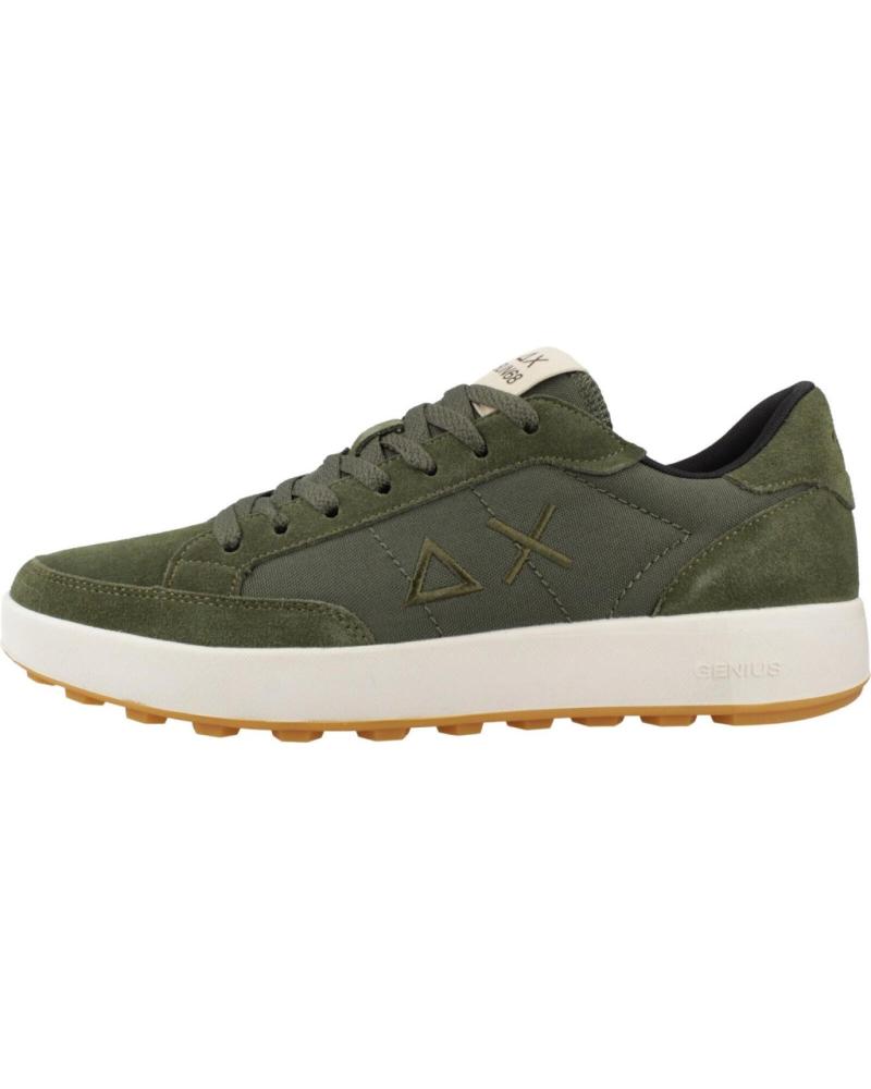SUN68 ZAPATILLAS HOMBRE MODELO GENIUS COLOR VERDE S74 MILITA