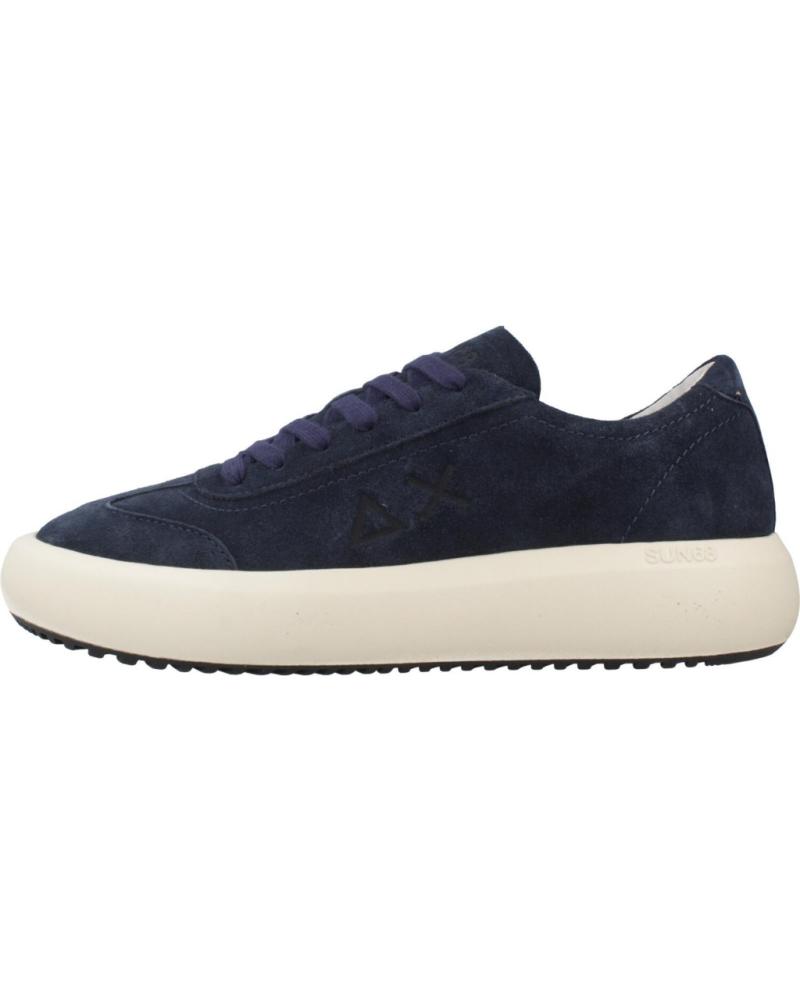 SUN68 ZAPATILLAS HOMBRE MODELO BIG BOY SUEDE COLOR AZUL S07 NAVYBL