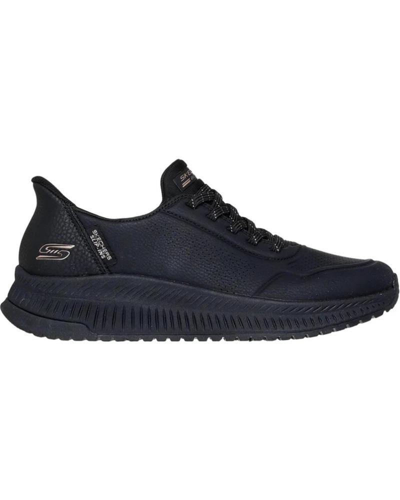 ZAPATILLAS SKECHERS SLIP-INS BOBS SQUAD CHAOS PARA MUJER NEGRO