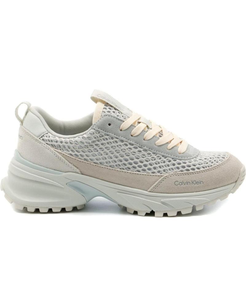 ZAPATILLAS CALVIN KLEIN HIKE RUNNER LACE UP BLANCO