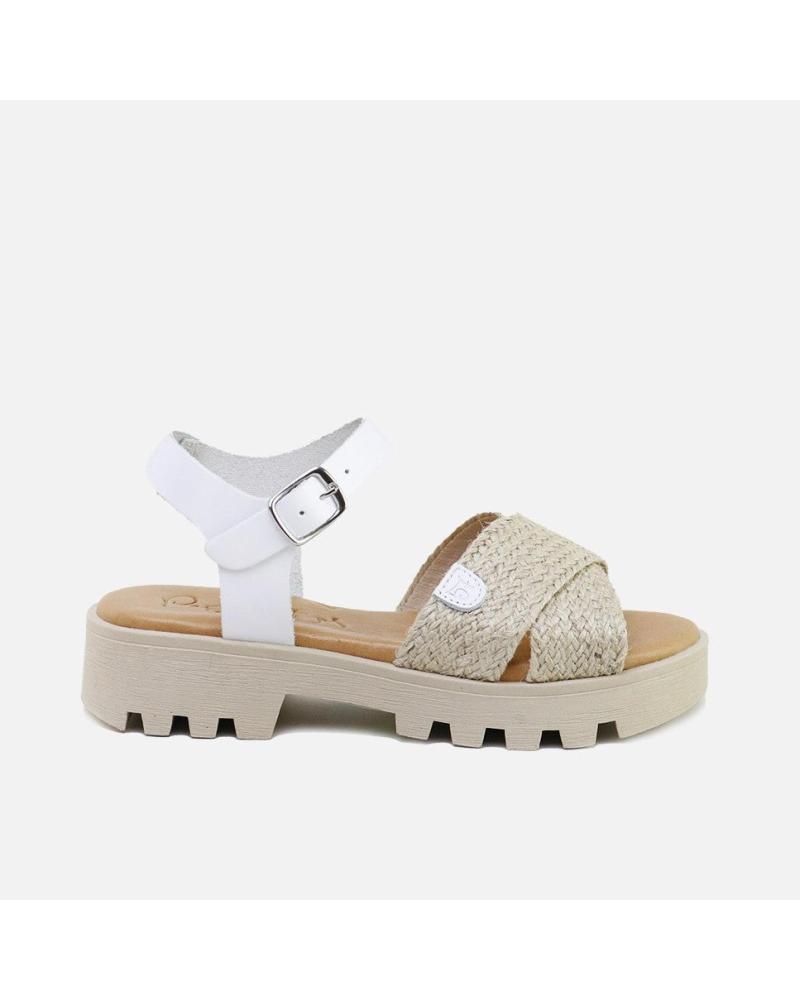 ELI SANDALIAS GEL RAFIA 1957 BLANCO BLANCO