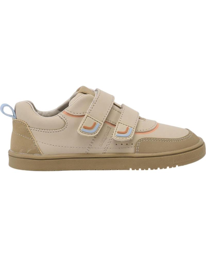 ZAPATILLAS MAYORAL 46590 BEIGE CON TIRAS ADHERENTES BEIGE
