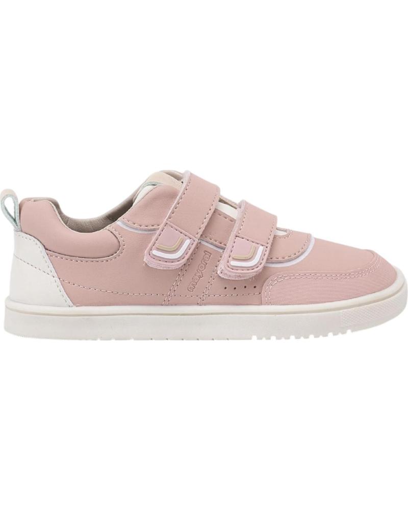 MAYORAL ZAPATILLAS CASUAL VELCRO MODELO 44590 - ROSA ROSA