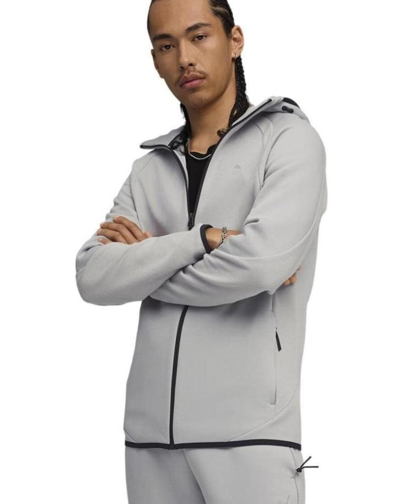 SUDADERA CON CREMALLERA PUMA EVOSTRIPE 688231-63 GRIS PARA HOMBRE GRIS