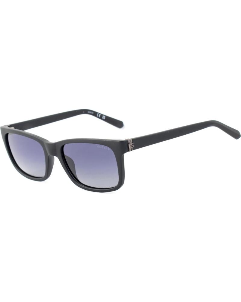 GAFAS DE SOL GUESS GU00066-5502D HOMBRE MONTURA NEGRA LENTES AZULES