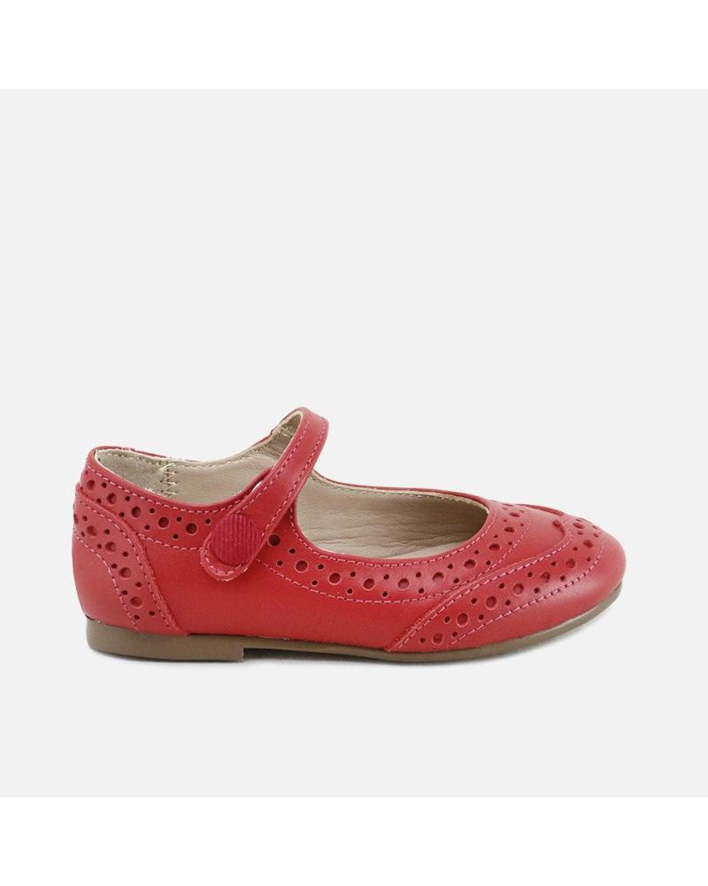 MERCEDITAS ELI WINGTIP PAPANATAS 1957 ROJO PARA NIÑA ROJO
