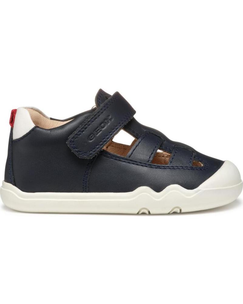 SANDALIAS RESPETUOSAS GEOX STEPPIEUP B555WA NAPPA AZUL MARINO NAVY-WHITE NAVYWHITE