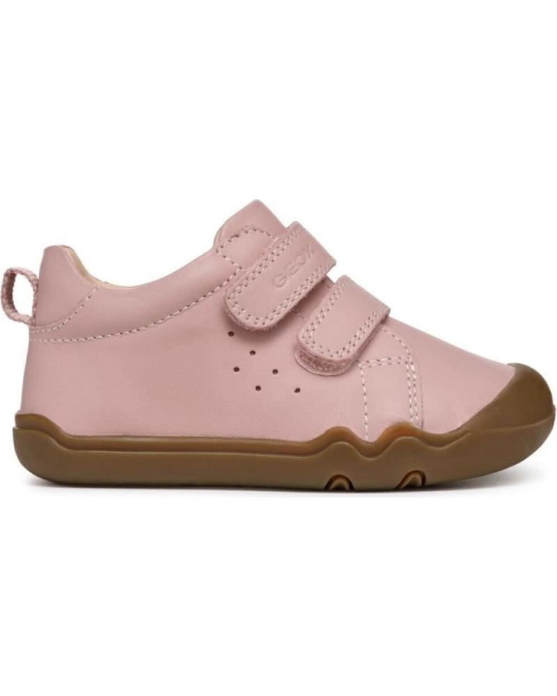 GEOX STEPPIEUP B4663A ZAPATILLAS DEPORTIVAS PARA NIÑA CON VELCRO C8014 OLD ROSE