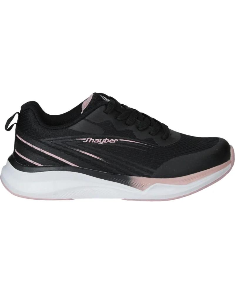 ZAPATILLAS DEPORTIVAS JHAYBER CORDÓN BLACK PARA MUJER NEGRO
