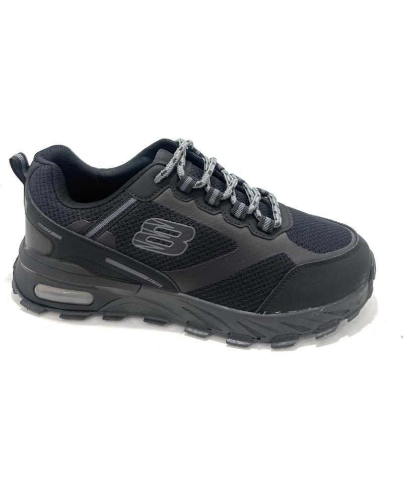 TONI PONS ZAPATILLAS CASUAL CON CORDÓN Y CÁMARA DE AIRE - NEGRO NEGRO