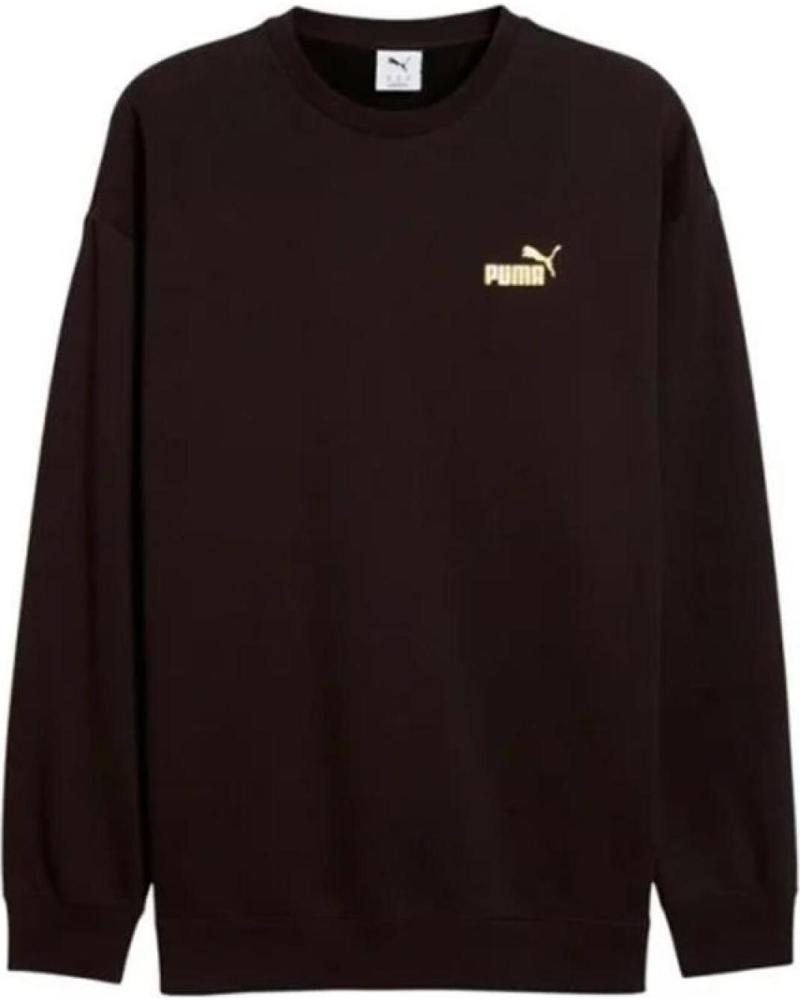 SUDADERA PUMA MAXIMAL METAL NEGRA 634455-01 NERO