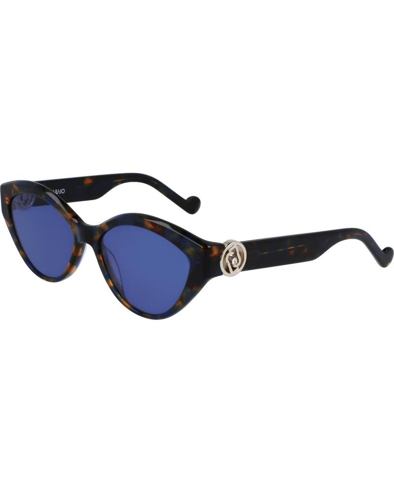 GAFAS DE SOL LIU JO MUJER LJ767SR-460 MONTURA HAVANA LENTES AZULES Ø 56 MM