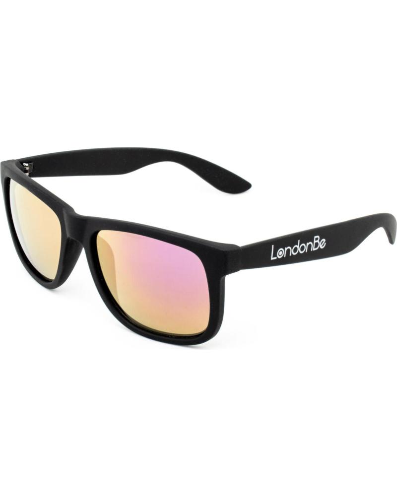 GAFAS DE SOL HOMBRE LONDONBE LB799285111245 MONTURA NEGRA LENTES NARANJA ESPEJO Ø 50 MM