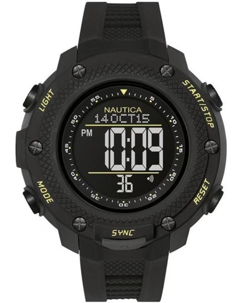 Reloj Deportivo Digital Nautica NAI19523G para Hombre Negro
