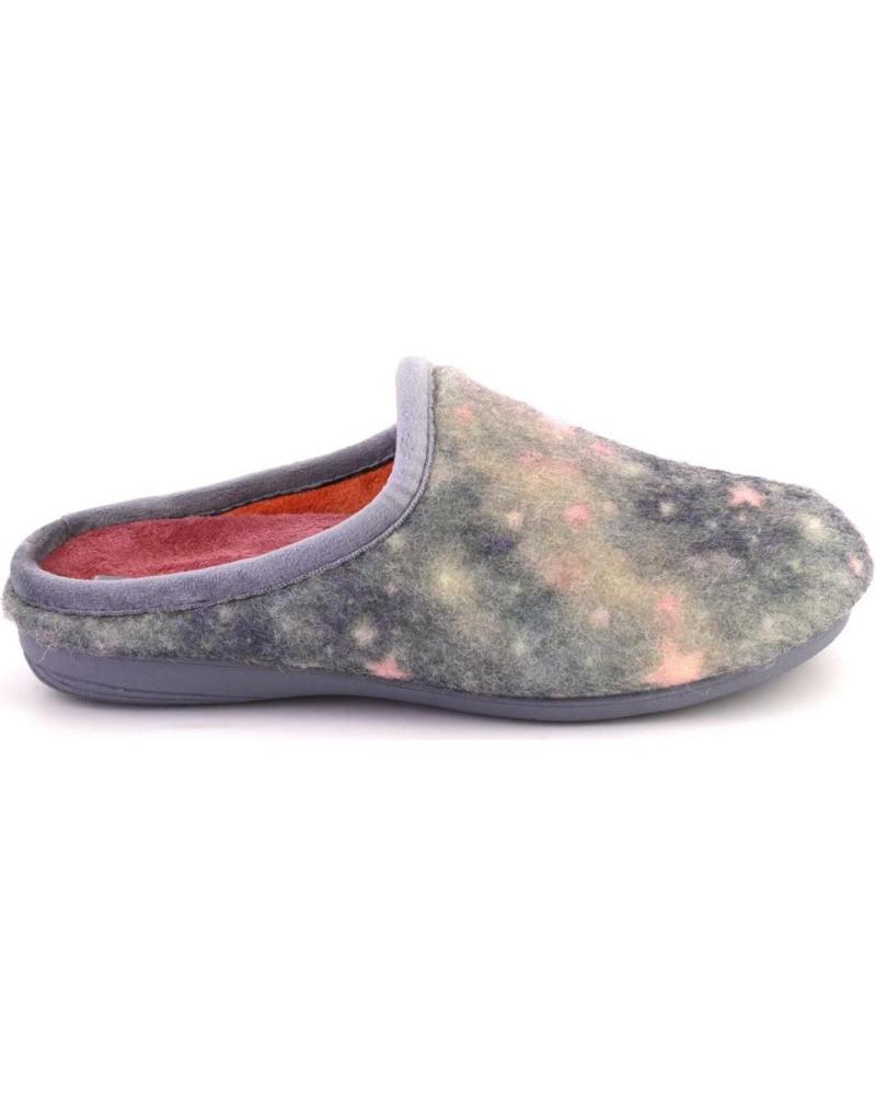 ZAPATILLAS DE CASA COSDAM MODELO 13159 - ESTAMPADO GALÁCTICO GRIS GRIS