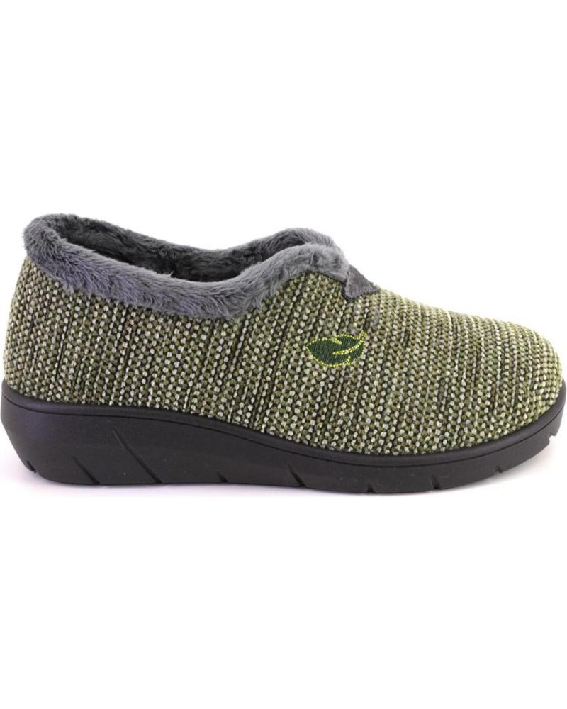 ZAPATILLAS DE CASA PLUMAFLEX 14238 KAKI KAKI