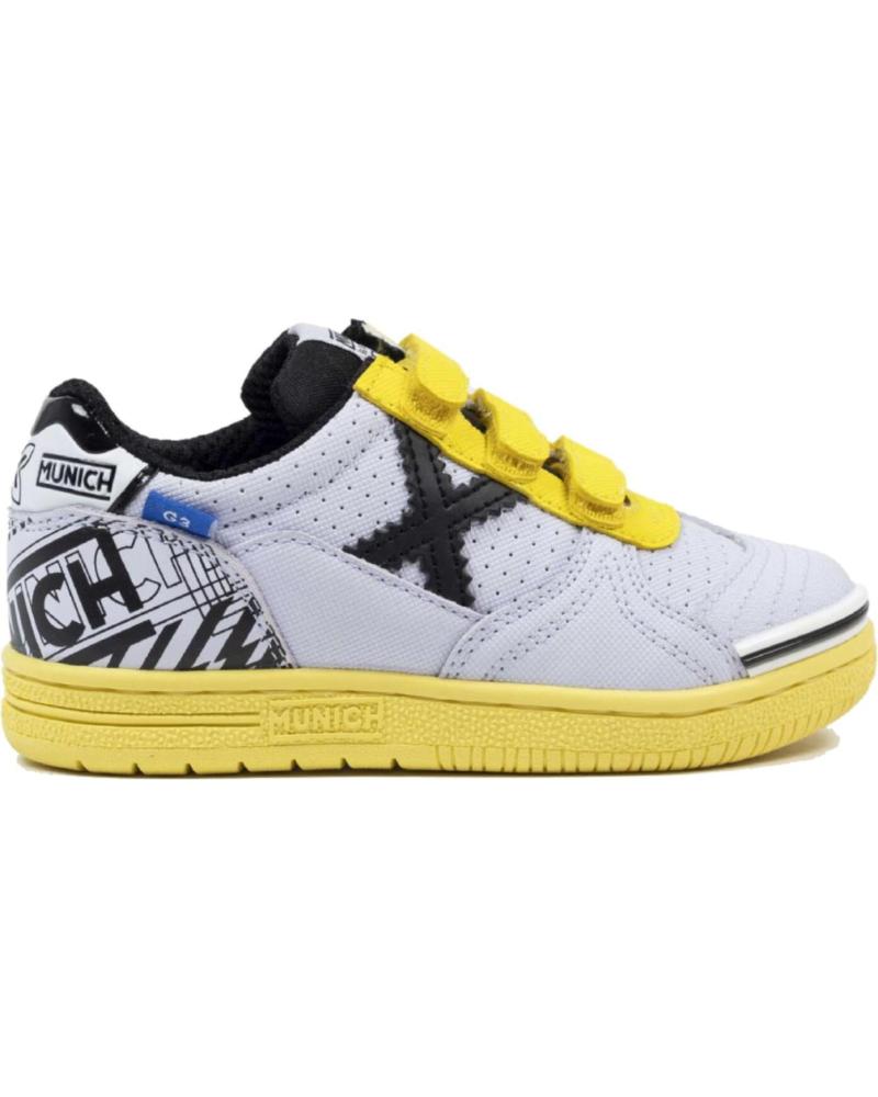 MUNICH G-3 KID VCO ZAPATILLAS FUTSAL NIÑA VIOLETA