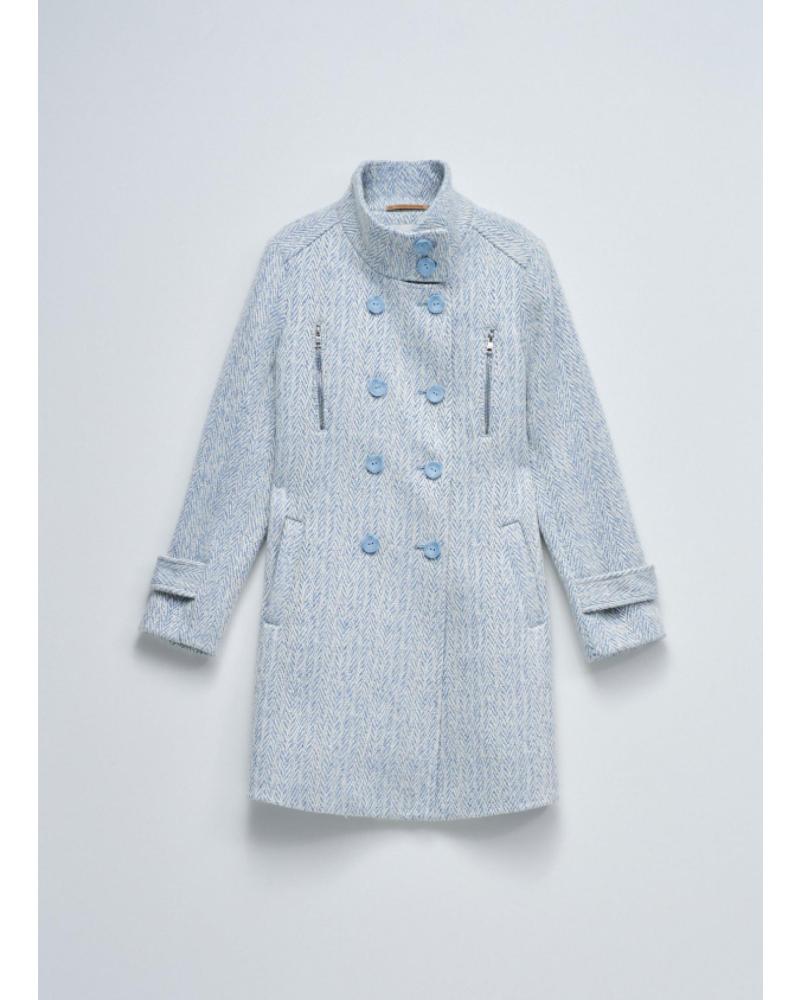 ABRIGO SALSA DOBLE BOTONADURA 21002955 AZUL CLARO AZUL