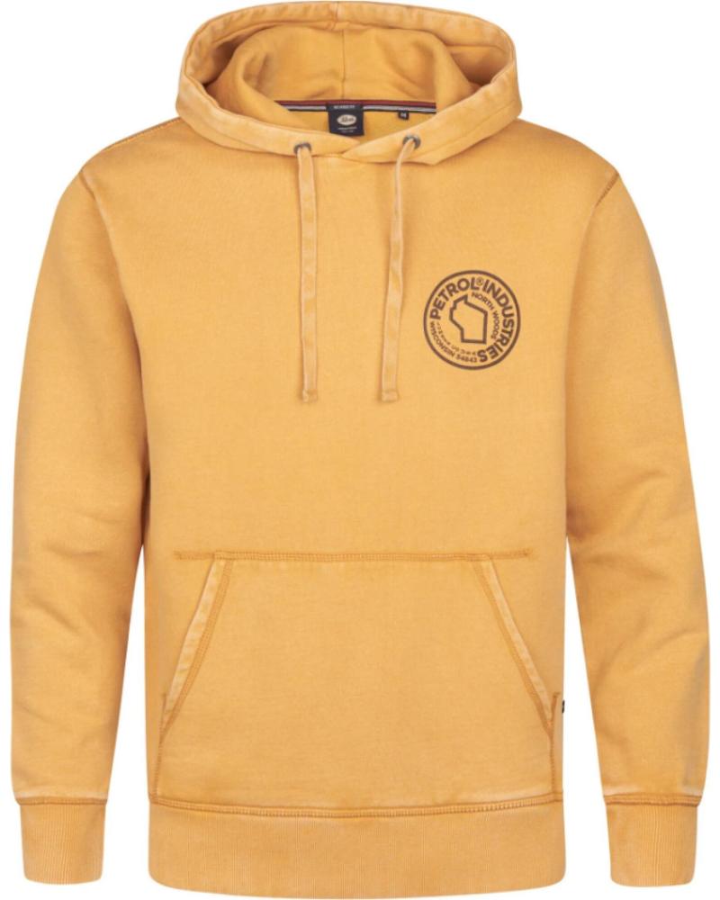 SUDADERA CON CAPUCHA PETROL SWH311 HOMBRE AMARILLO AMARILLO