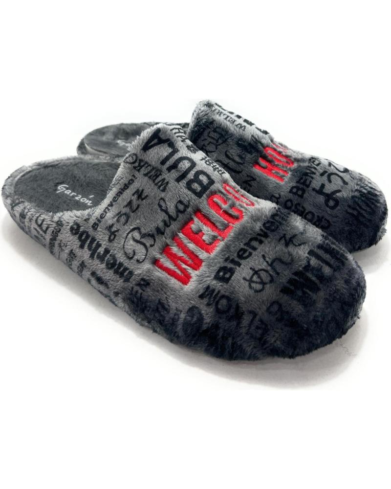 ZAPATILLAS CASA GARZON HOME CABALLERO GRIS GRIS