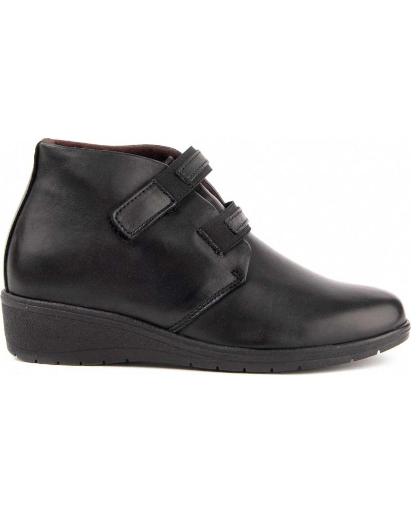 BOTAS PURAPIEL AKILAV HOMBRE VELCRO NEGRO BLACK