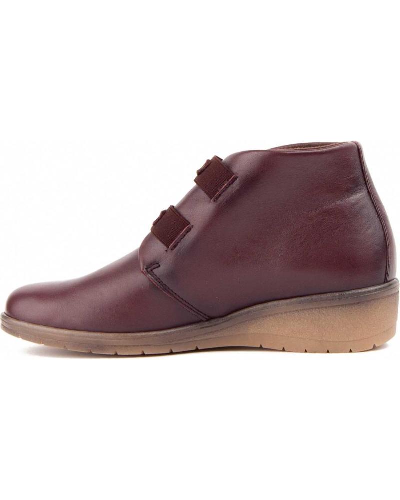 BOTAS PURAPIEL AKILAV HOMBRE VELCRO BURDEOS BORDEAUX