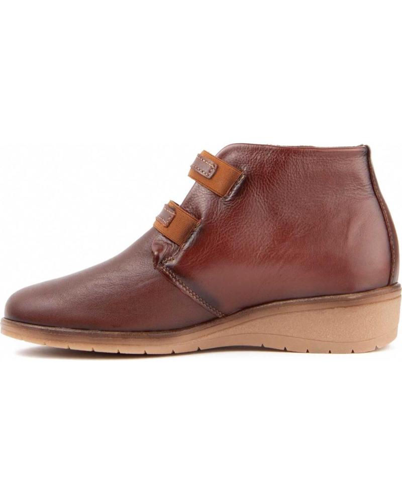 BOTAS PURAPIEL AKILAV HOMBRE PIEL VELCRO MARRÓN BROWN