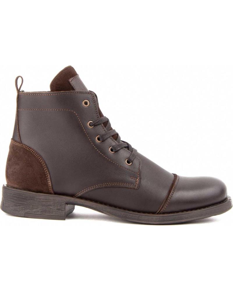 BOTAS PURAPIEL BOTTIEL HOMBRE PIEL MARRÓN BROWN