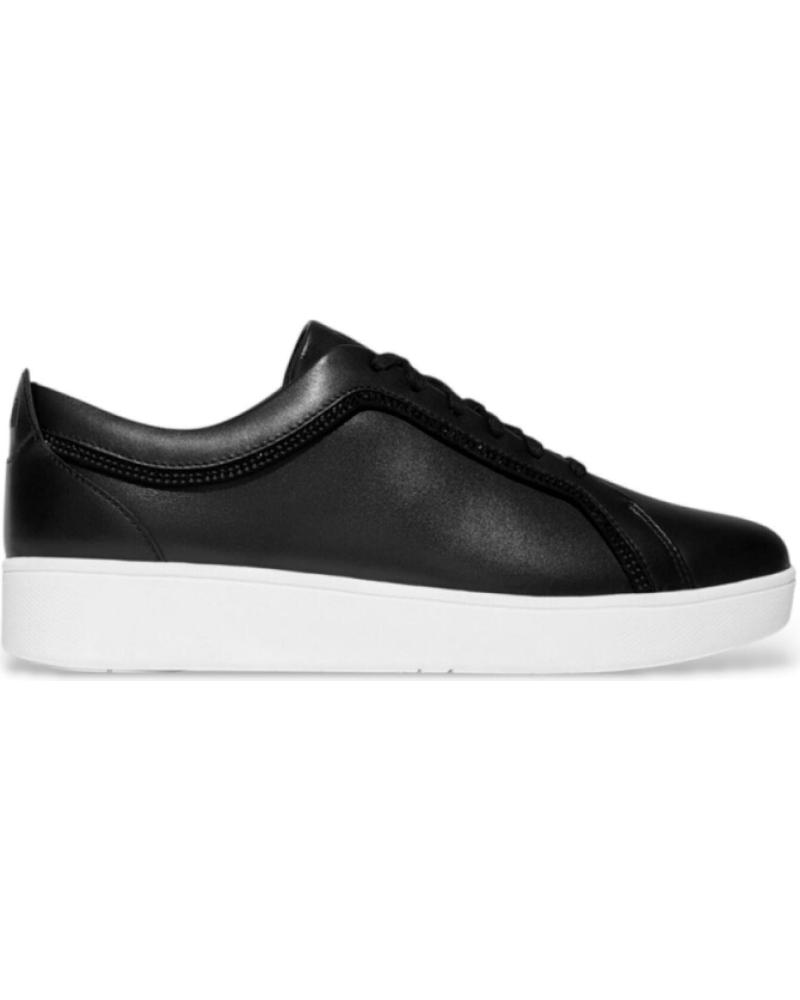 FITFLOP SNEAKERS MUJER RALLY CRYSTAL-TRIM NEGRO