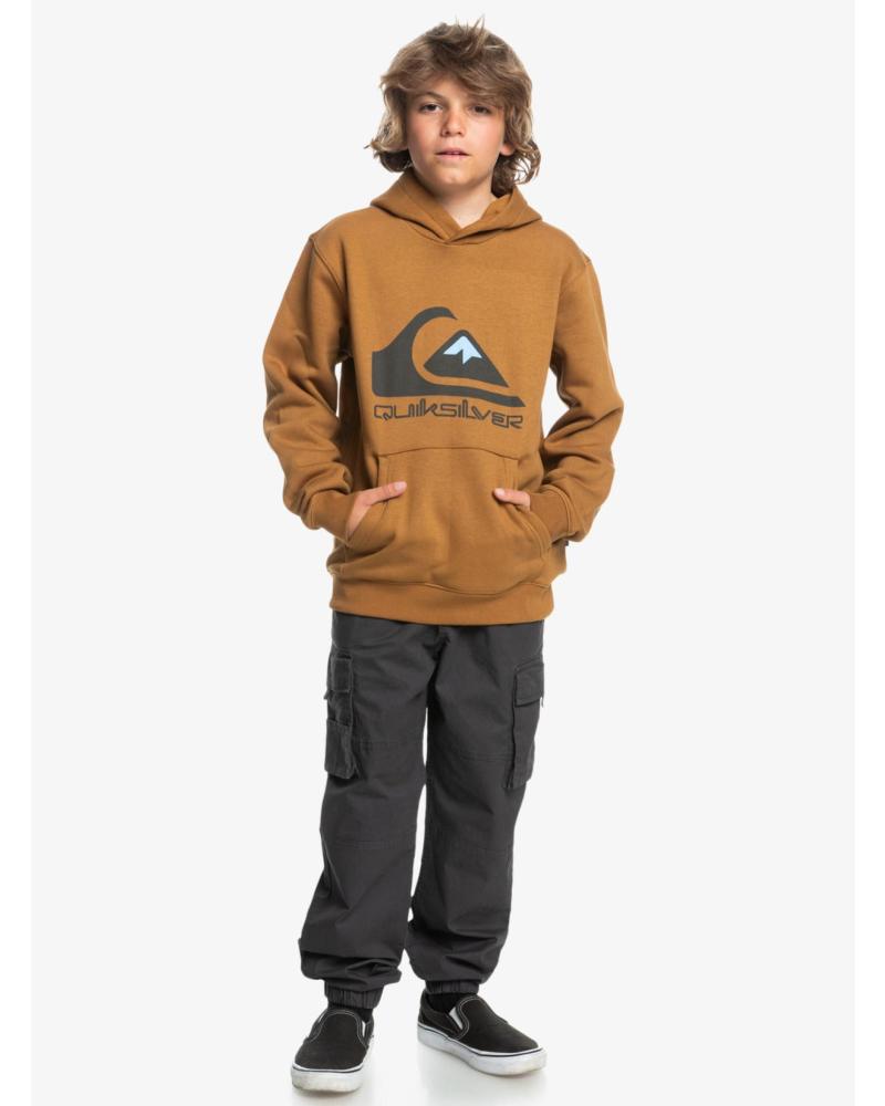 QUIKSILVER SUDADERA BIG LOGO NINO AQBFT03099 MARRóN