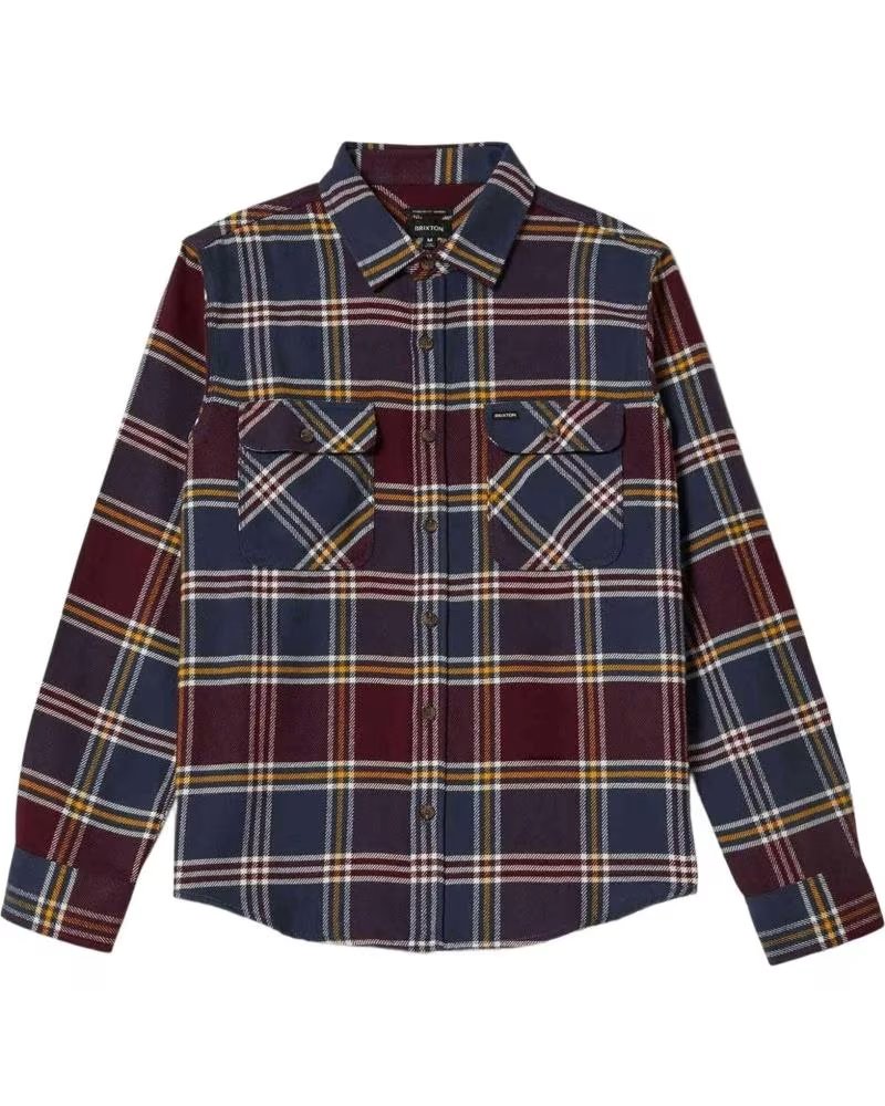 Camisa Brixton 01213-MDIPS de Cuadros para Hombre Mood Indigo