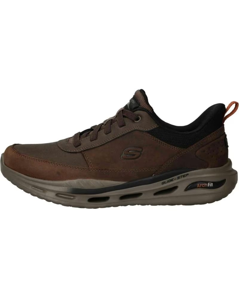 Skechers Zapatillas Slip-ins 210981-COC para Hombre Marrón Cocoa Leather - Synthetic
