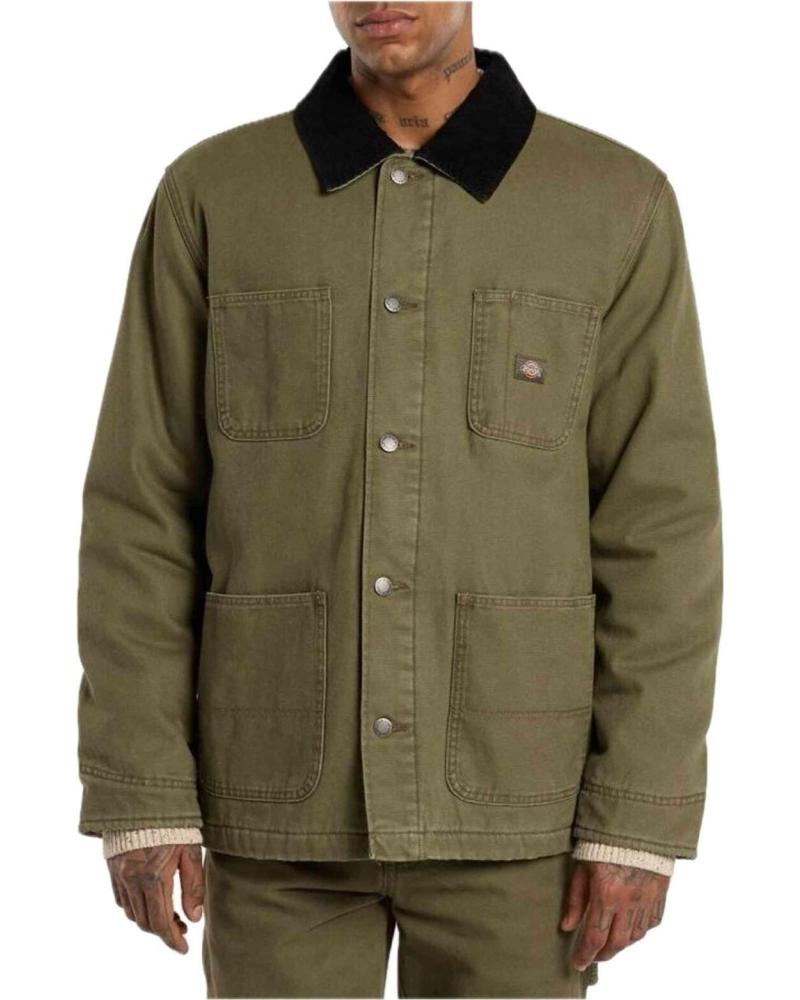 CHAQUETA DICKIES CHORE LINED CANVAS UNISEX MILITAR VERDE NAN