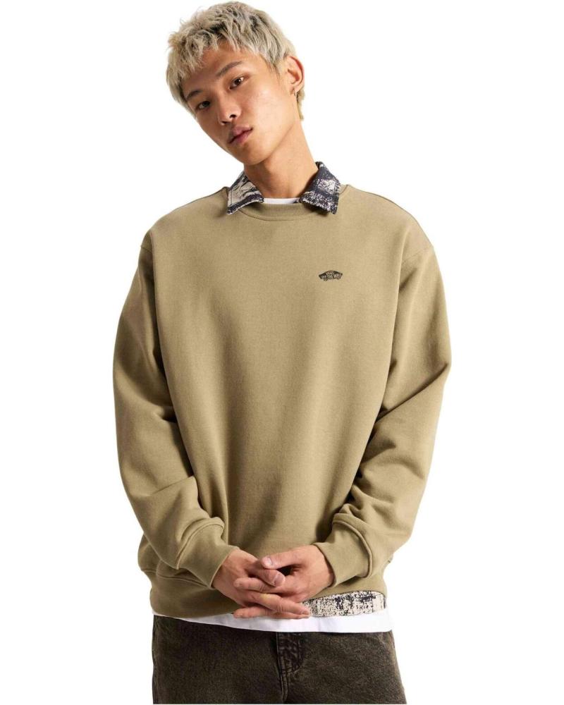 SUDADERA VANS OFF THE WALL STYLE 76 II LOOSE FIT CREW VERDE BAY LEAF NAN