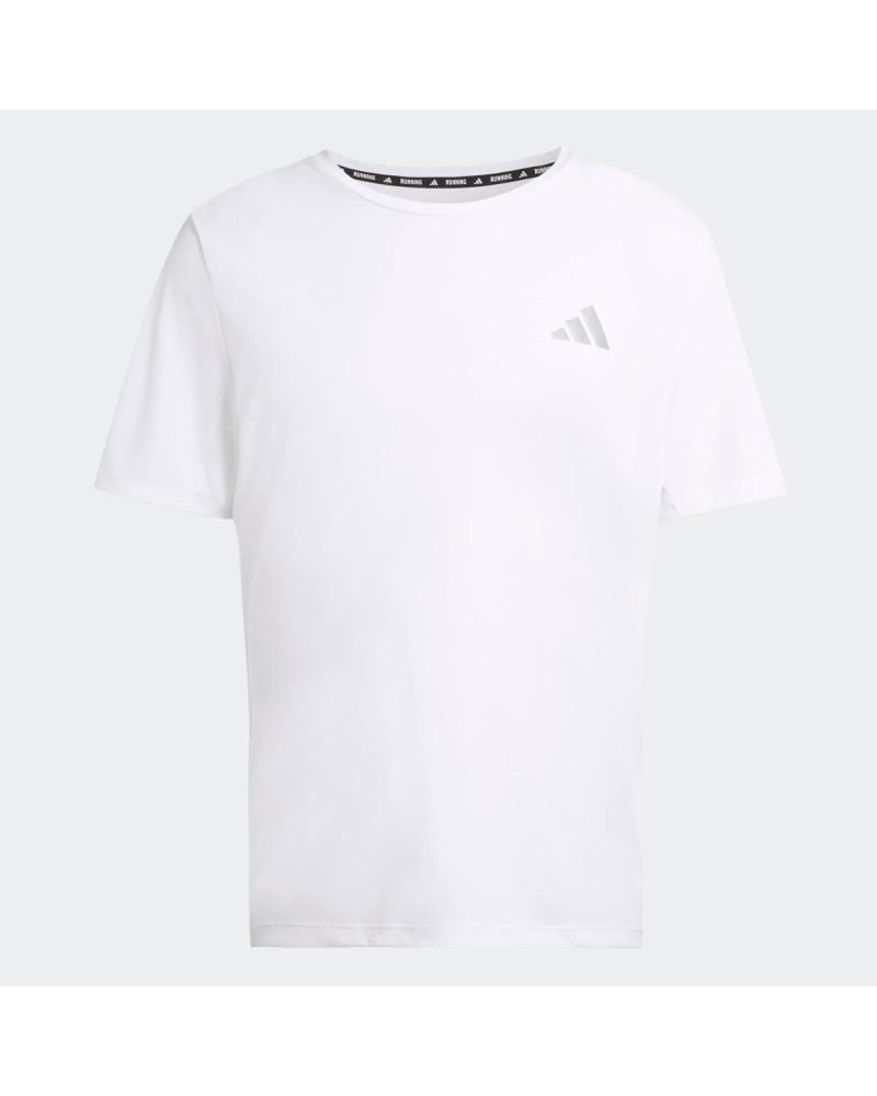 CAMISETA DEPORTIVA ADIDAS RUN ESSENTIALS HOMBRE BLANCA BLANCO