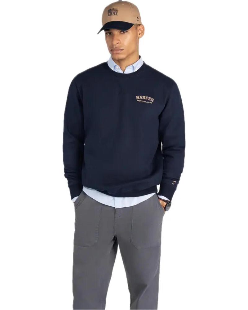 HARPER NEYER SUDADERA & HOMBRE MARINO AZUL REF 404125007