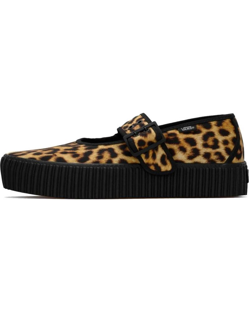VANS OFF THE WALL MARY JANE CREEPER ZAPATILLAS DE LEOPARDO PARA MUJER NAN