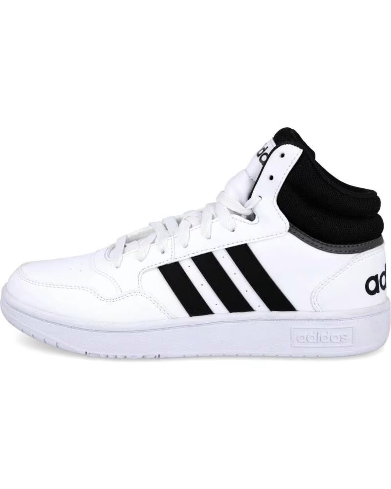 Zapatillas Adidas Hoops 3.0 Mid GW3019 Hombre Blancas Blanco