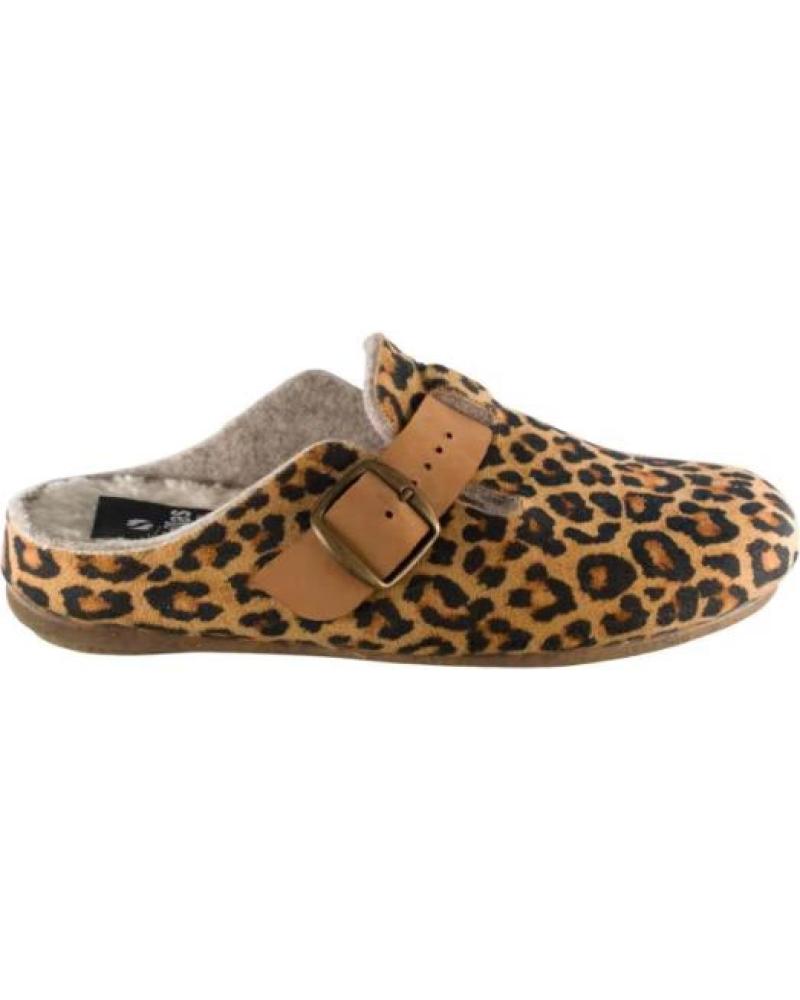 ZAPATILLAS DE CASA SEVILLAS TIPO ZUECO LEOPARDO MUJER VARIOS COLORES