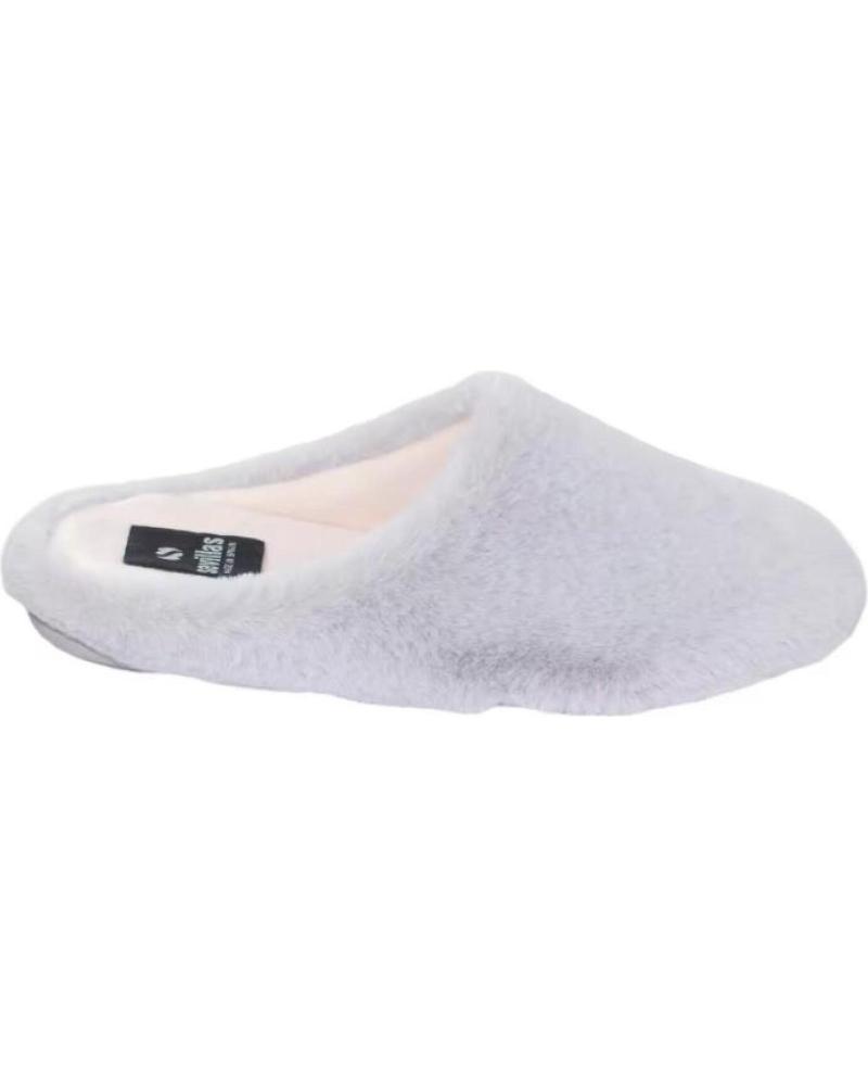 ZAPATILLAS DE CASA SEVILLAS MUJER GRIS GRIS