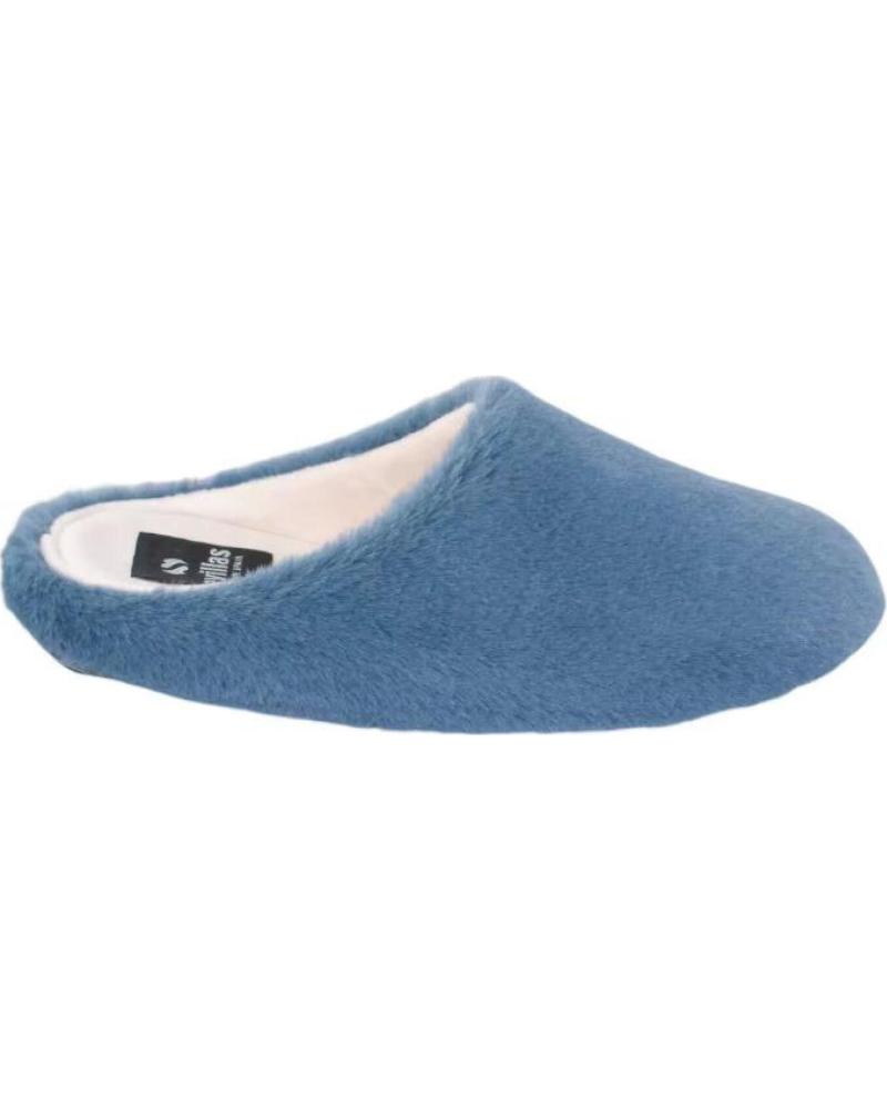 ZAPATILLAS DE CASA SEVILLAS MUJER AZUL AZUL
