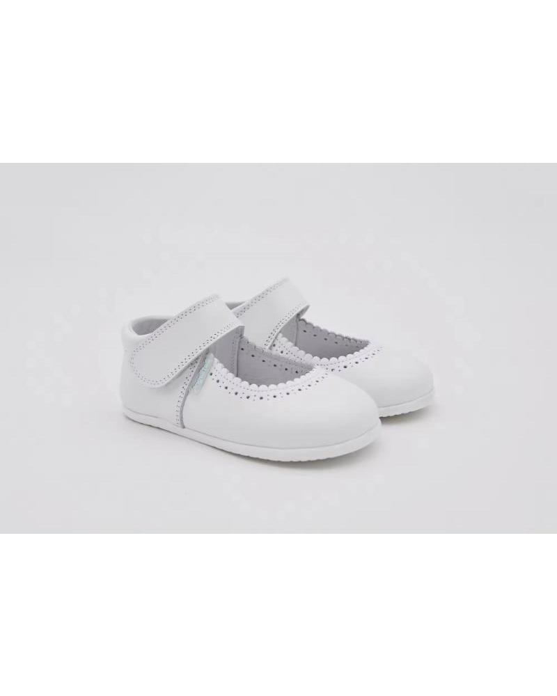 ANGELITOS PEPITO MERCEDITAS RESPETUOSAS PIEL MODELO 540 BLANCO BLANCO