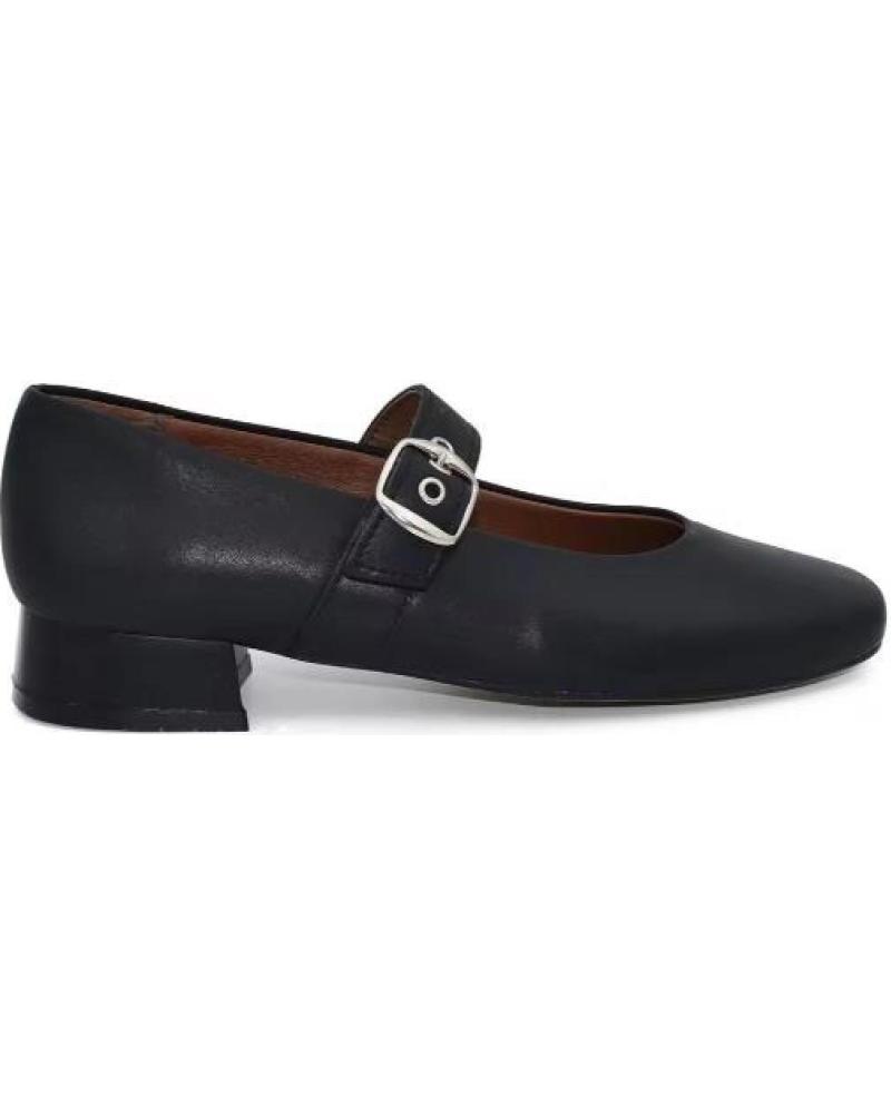 CHAMBY MERCEDITAS PIEL HEBILLA HECHAS EN ESPAÑA NEGRO NEGRO