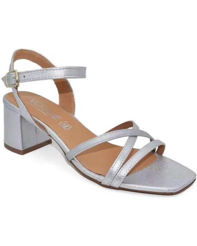 SANDALIAS DE PIEL VOGUE KATOSINES CON TACÓN BLOQUE Y PLANTILLA DE GEL VARIOS COLORES