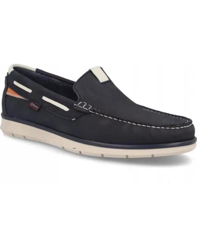 DJ SANTA MOCASINES NÁUTICOS PIEL HOMBRE AZUL AZUL