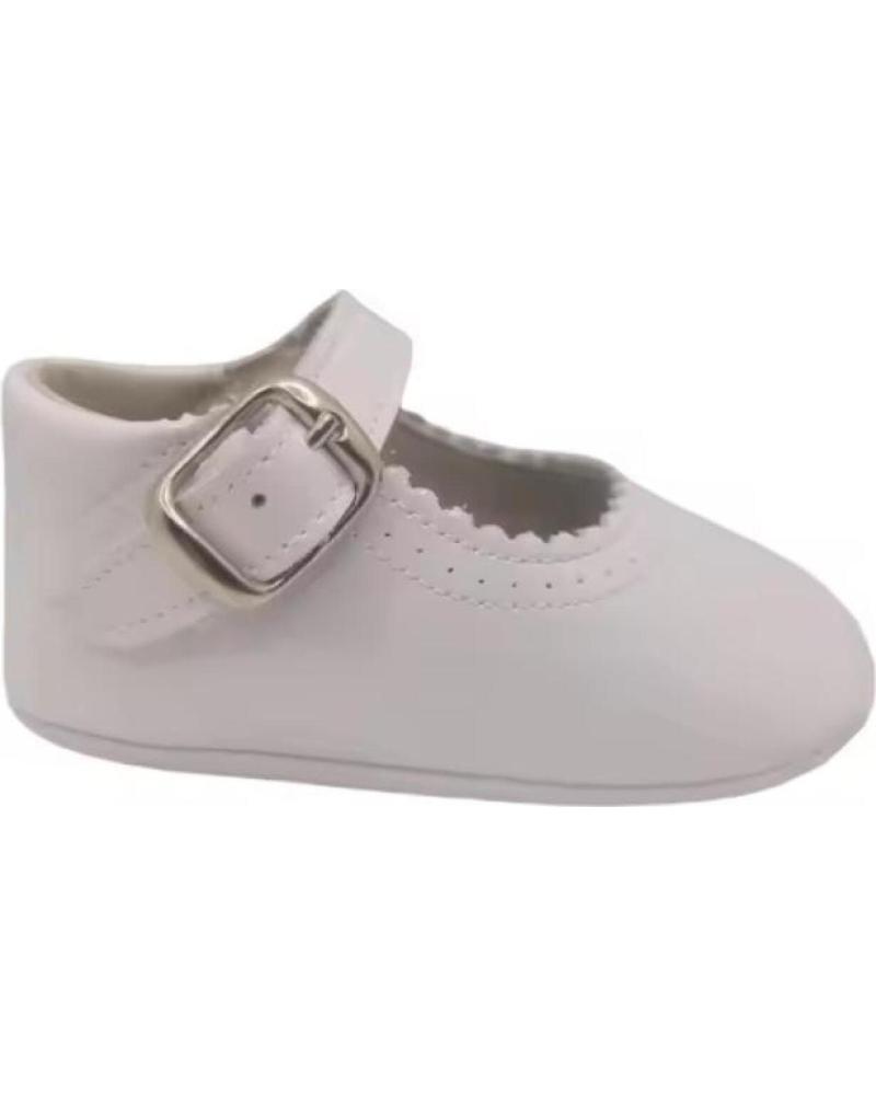 CITOS MERCEDITAS CHAROL PIEL BEBÉ CON HEBILLA BLANCO